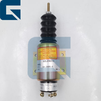 SA-2606-A Excavator Engine Fuel Shutdown Solenoid Valve